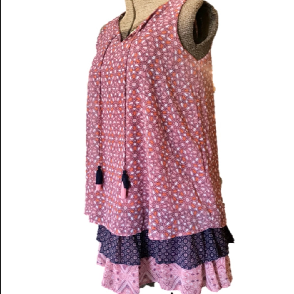 Ruffle Floral Tank